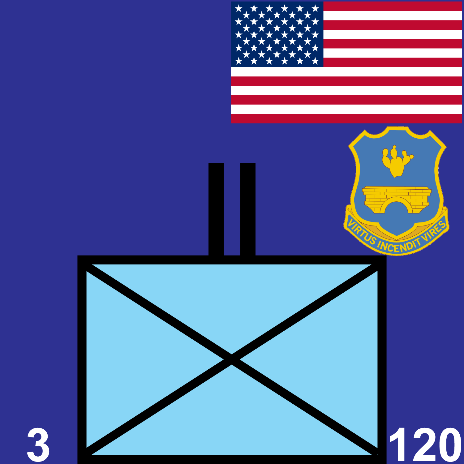 3d Battalion, 120th Infantry Regiment icon